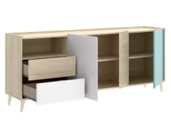 Aparador 3 puertas y 2 cajones OVAN