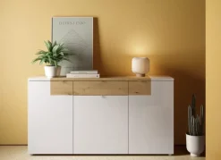 Aparador de 3 ó 4 puertas lacado con 1 cajón CANTABRIA