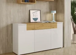 Aparador de 3 ó 4 puertas lacado con 1 cajón CANTABRIA