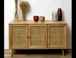 Aparador tres puertas ratan LOMBOK