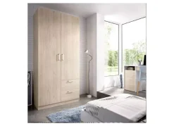 Armario 2 ptas+2 caj natural MAXIKOAN