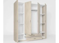 Armario 4 puertas y 2 cajones TREVI