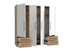 Armario con 4 puertas batientes y 4 cajones PRIMAVERA