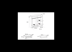 Armario correderas moldurado GRECIA