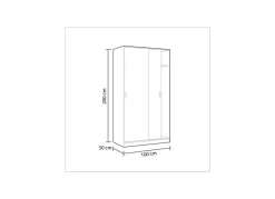 Armario dos puertas correderas MICKEY