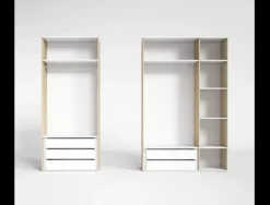 Cajonera interior para armario de puertas batientes CLEO