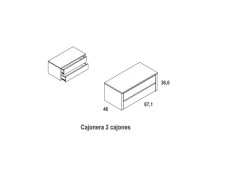 Cajonera para armarios FLORIDA
