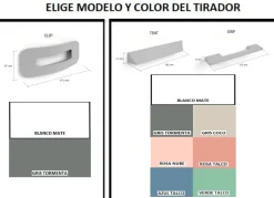 Cama superior de 90 ó 105 cama oculta y 3 cajones CLEO