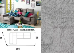 Chaise longue arcon abatible de 295 TEMPO