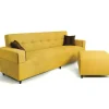 Chaise longue con puff chicago XXL