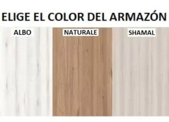 Cómoda de 3 ó 4 cajones con guías FLORIDA PLUS