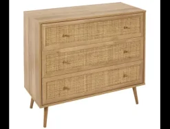 Cómoda tres cajones ratan LOMBOK