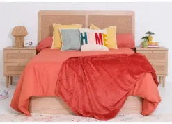 Cojín de algodón letras HOME