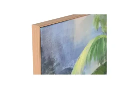 Cuadro lienzo palmeras multicolor ALABAMA