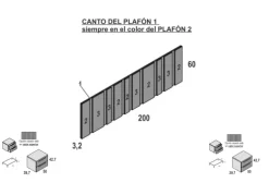 Dormitorio con cabecero corrido florida NEW