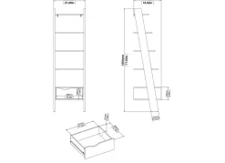Estantería con cajón TAK