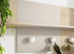 Estantería perchero con 1 divisor horizontal CLEO