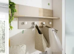 Estantería perchero con 1 divisor horizontal CLEO