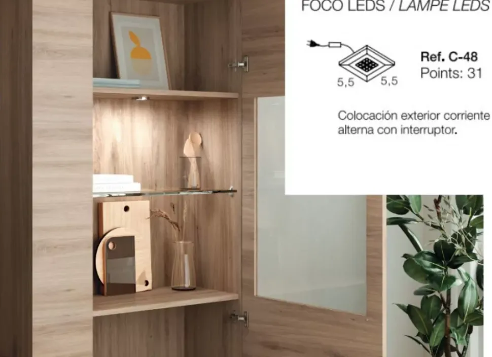 Iluminación led para librerías ATLANTIS