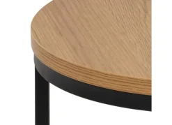 Juego 2 mesas de centro redondas MAYA