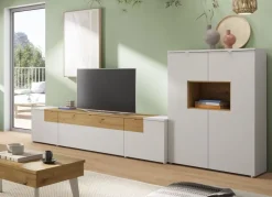 Librería de salón frente lacado SANTANDER