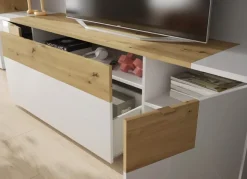 Librería de salón frente lacado SANTANDER