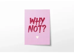 Lámina decorativa why NOT