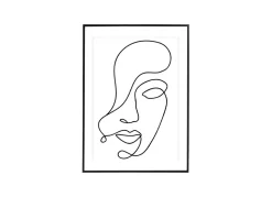 Marco pósters con moldura negra RANUA