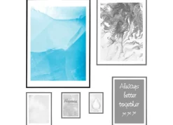 Marco pósters con moldura negra RANUA