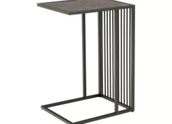 Mesa auxiliar tapa negra AKSEL