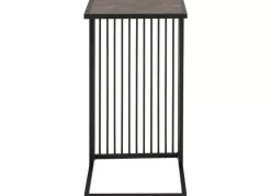 Mesa auxiliar tapa negra AKSEL