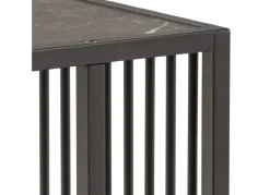 Mesa auxiliar tapa negra AKSEL