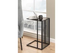 Mesa auxiliar tapa negra AKSEL