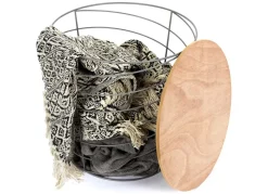 Mesa con varillas gris CUERA