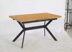 Mesa de comedor extensible central PRAGA