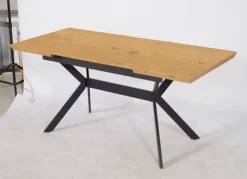 Mesa de comedor extensible central PRAGA