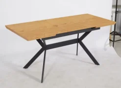 Mesa de comedor extensible central PRAGA