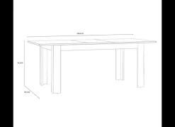 Mesa de comedor extensible DREAMS