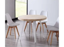 Mesa de comedor redonda extensible EIRE