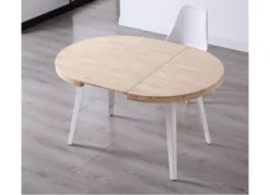 Mesa de comedor redonda extensible EIRE