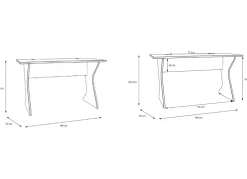 Mesa de escritorio super resistente TEC