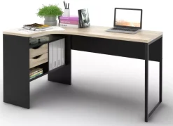 Mesa escritorio rincón cajones FIRE