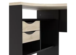 Mesa escritorio rincón cajones FIRE