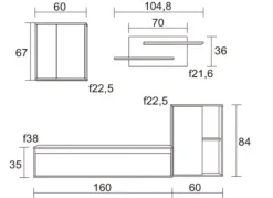 Mueble para salon LEAT