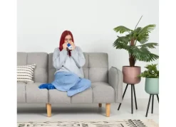 Set de 2 maceteros metálicos ROSE