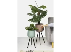 Set de 2 maceteros metálicos ROSE