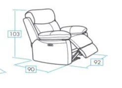 Sillón relax con o sin motor eléctrico SIESTA