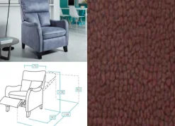 Sillón relax manual SAIGÓN