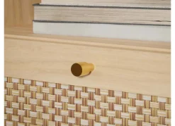 Sinfonier 3 cajones más 1 contenedor haya y ratán CALABRIA