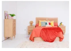 Sinfonier 3 cajones más 1 contenedor haya y ratán CALABRIA